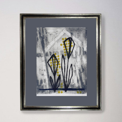 Flor II | Gloria Gallego | Grabado |  Galería Madrid
