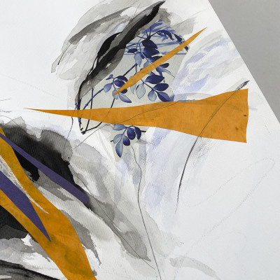 Piel de mandarina II | Pintura de Lidia Buente | Tienda de cuadros