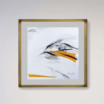 Piel de mandarina XII | Pintura abstracta Lidia Buente | Arte Madrid