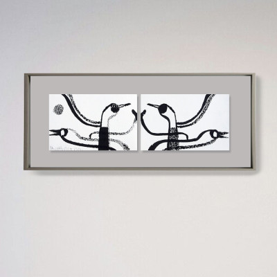 Bambú | Díptico de Marina Anaya | Galería de arte y cuadros en Madrid