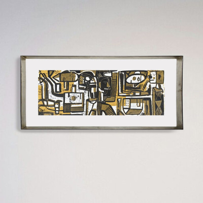 Cosmogonia I | Xilografía de Iván Araujo | Galería de arte en Madrid
