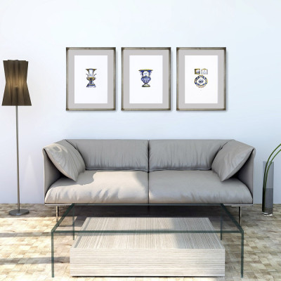 Fotograbado de unas porcelanas | Tienda de obra gráfica en Madrid