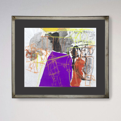 La avenida de las Acacias VIII | Pintura abstracta de Celia Muñoz