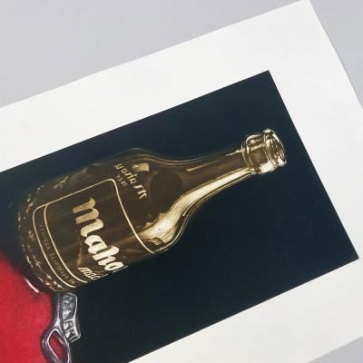 Un clásico | Grabado de Ramiro Undabeytia | Cerveza Mahou