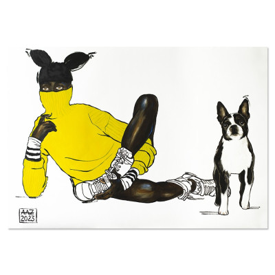 Dog | Pintura de Ainhoa Azumendi | Galería de arte Madrid