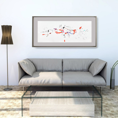 Florece el día | Belén Gonzalo | Pintura abstracta | Galería Madrid
