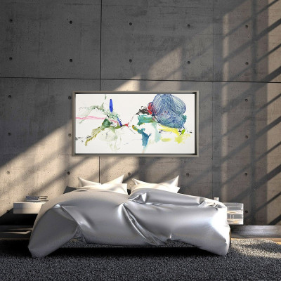 Rodando en el cielo | Lienzo de Belén Gonzalo | Galería de arte Madrid