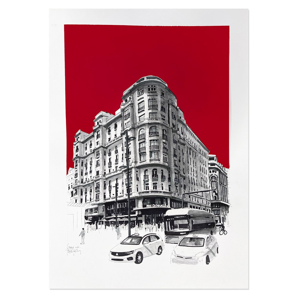 Exposición pintura | Gran Vía | Iñaki Pardos