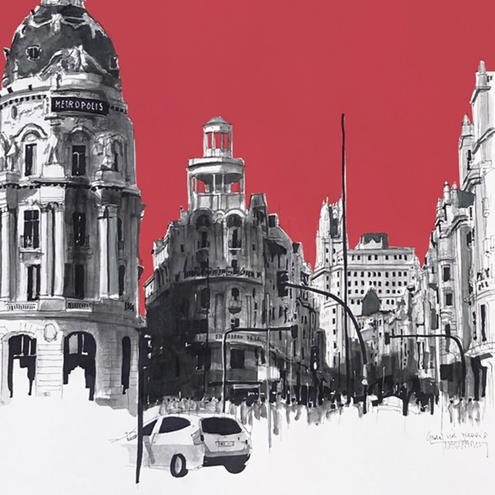 Exposición pintura | Gran Vía | Iñaki Pardos