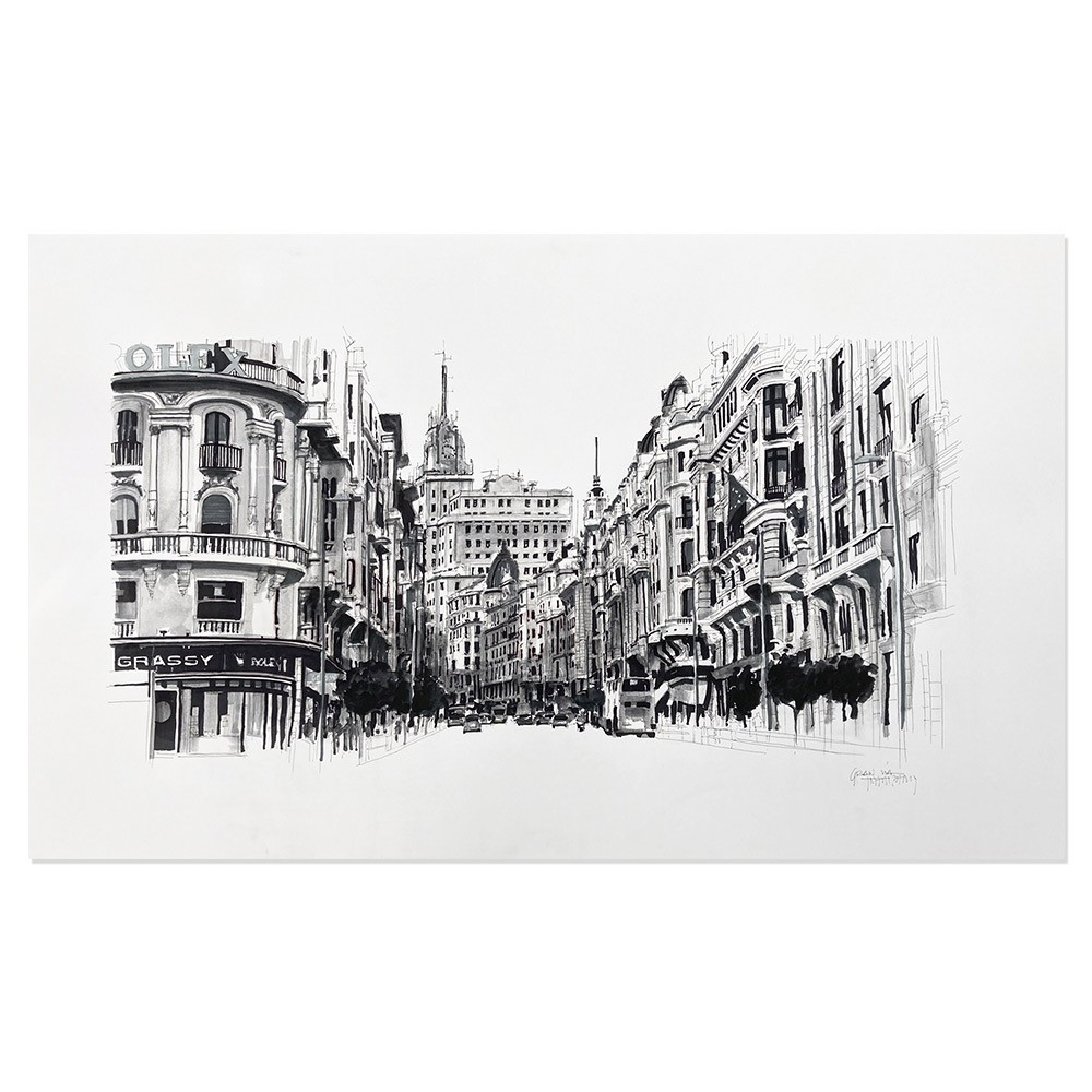 Exposición pintura | Gran Vía | Iñaki Pardos
