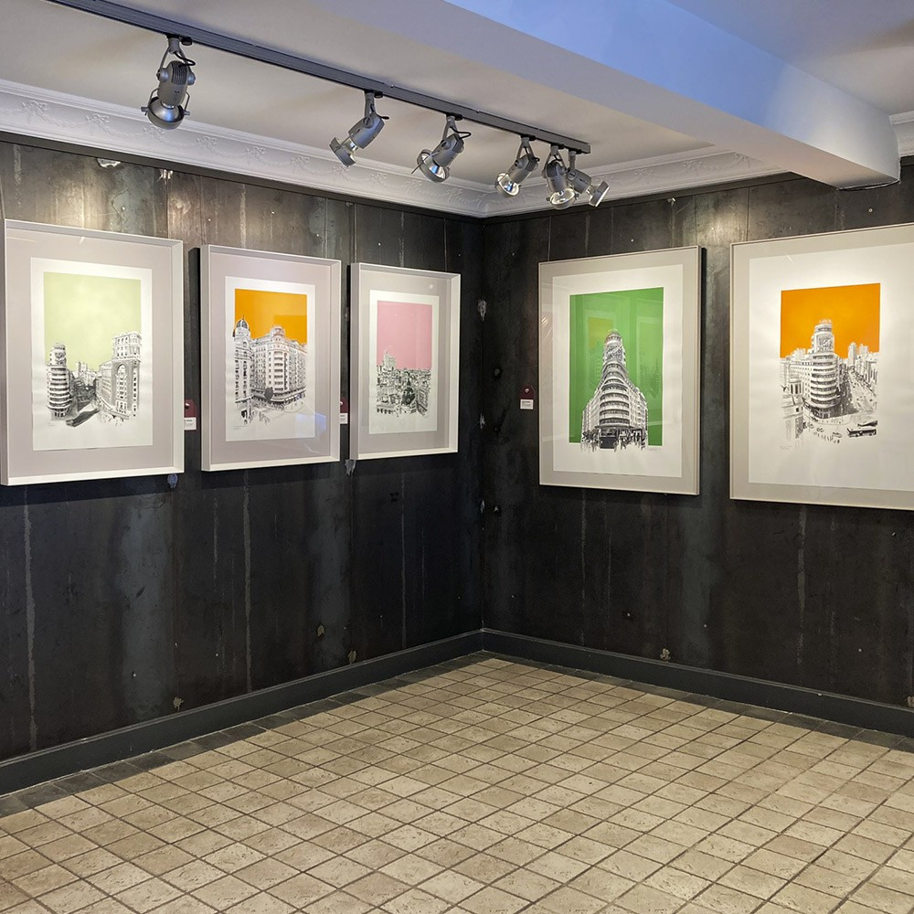 Exposición pintura | Gran Vía | Iñaki Pardos