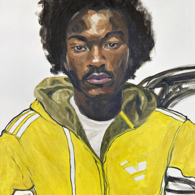 Urban 04 | Óleo sobre papel de Ainhoa Azumendi | Retrato