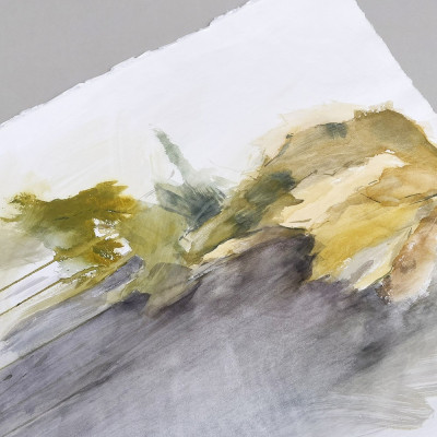 Naturaleza fragmentada | Pintura abstracta de Olvido Castillo