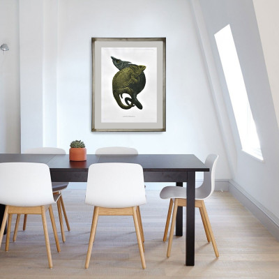 Chamaeleo parsonii Cuvier | Jesús Brea | Grabado |  Galería Madrid
