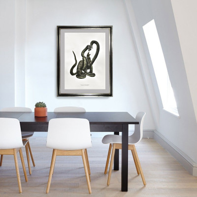 Naja naja & Herpestes edwardsii | Jesús Brea | Grabado |  Galería Madrid