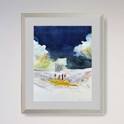 Breve viaje VI | Pintura de Javier Roz | Galería de arte y marcos
