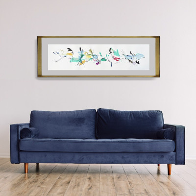 En todas partes vive la calma | Pintura abstracta de Belén Gonzalo