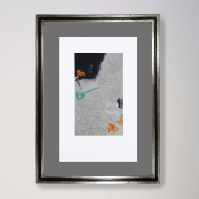 Gray-green | Joaquín Capa | Grabado abstracto |  Galería A Cuadros Madrid