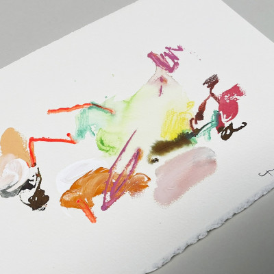 Donde alcanza el recuerdo | Pintura abstracta de Belén Gonzalo | Arte