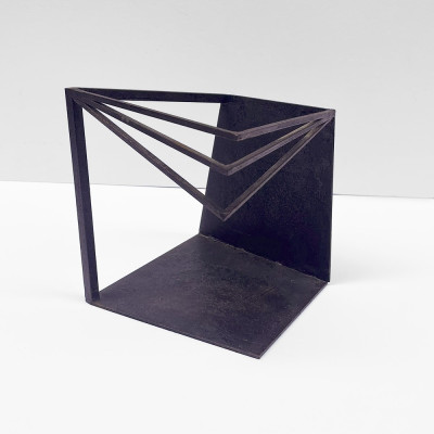 Escultura Cubo VI | Erik Kirksaether | Escultura geométrica en Madrid