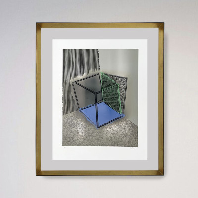Cubo | Obra gráfica de Erik Kirksaether | Xilografías en Madrid