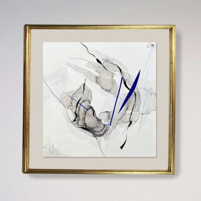 Nubes II | Pintura abstracta de Lidia Buente | Galería de arte