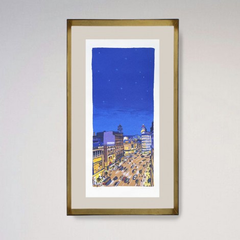 Litografía de Madrid del artista Josep Moscardó