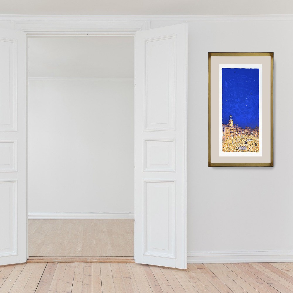 Litografía de Madrid del artista Josep Moscardó