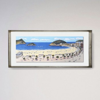 Litografía de Donostia del artista Josep Moscardó 2