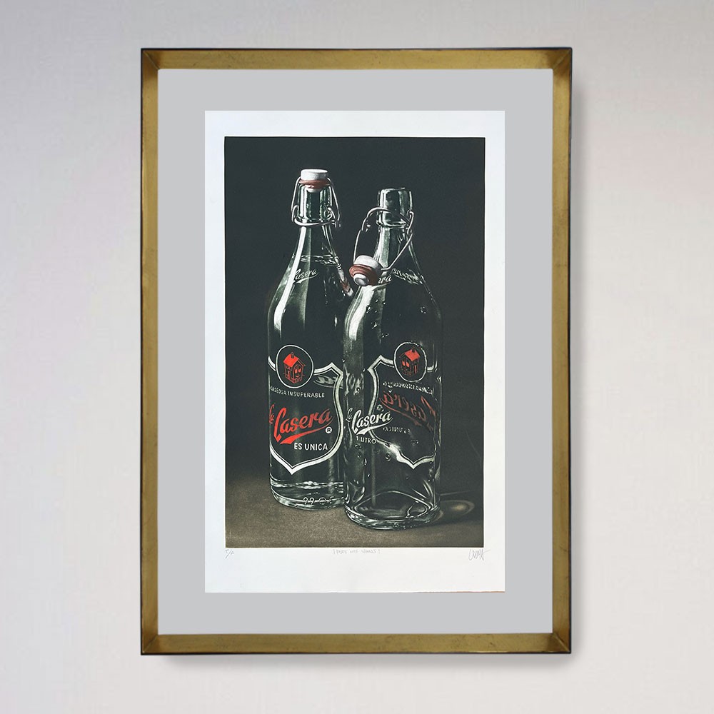 Grabado de Ramiro Undabeytia. La Casera