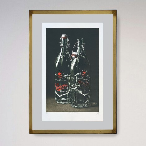 Grabado de Ramiro Undabeytia. La Casera