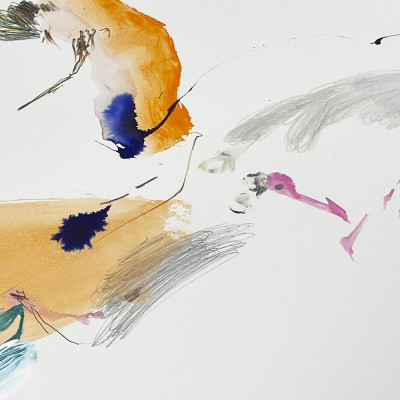 Aire que se vuelve forma | Pintura de Belén Gonzalo | Arte abstracto