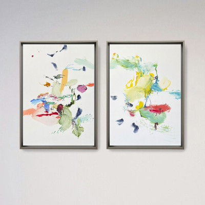 Quien va a tu lado | Pintura sobre papel de Belén Gonzalo | Arte Madrid