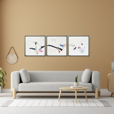 Tríptico de estilo abstracto | Belén Gonzalo | Galería de arte Madrid