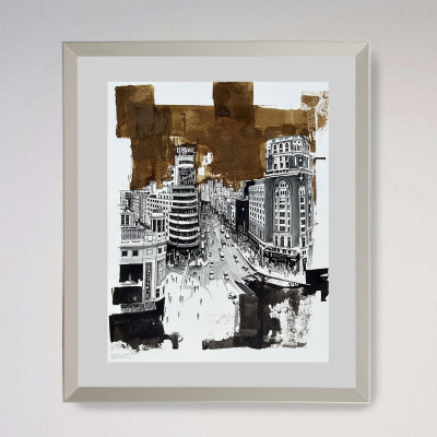 Gran Vía Madrid | Pintura de Iñaki Pardos | Tienda de obras de arte