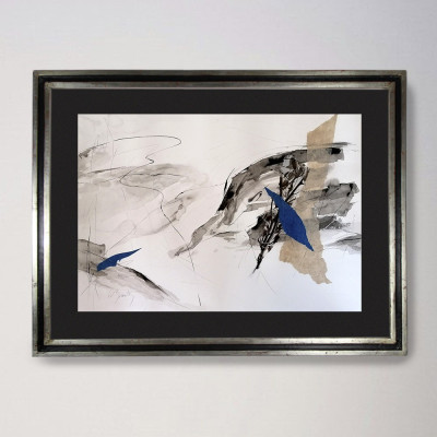 Espacio Compartido G VI | Lidia Buente | Pintura sobre papel |  Galería Madrid