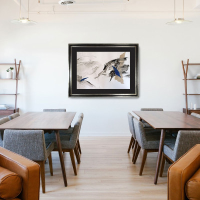 Espacio Compartido G VI | Lidia Buente | Pintura sobre papel |  Galería Madrid
