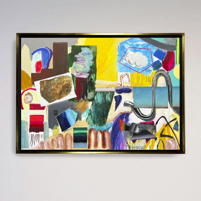 Topografía de un recuerdo interrumpido | Pintura sobre lienzo de José Ballester