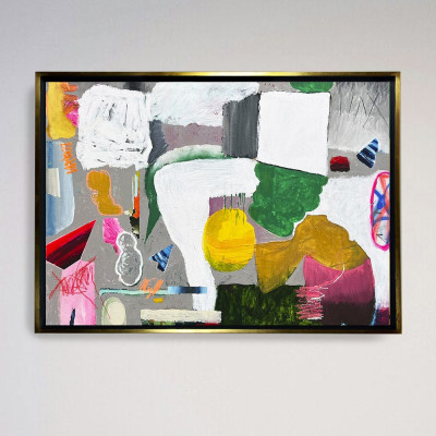 Campo de memoria latente | Pintura sobre lienzo de José Ballester | Arte