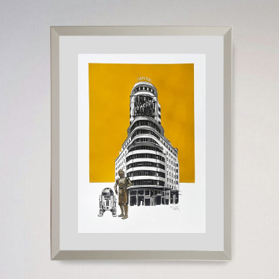 Lost in Madrid | Pintura de Iñaki Pardos | Cuadro de Star Wars