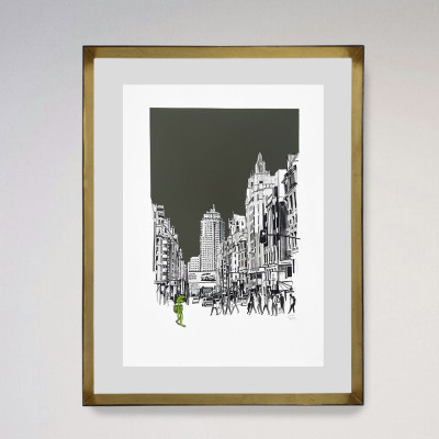 Gustavo | Pintura figurativa de Iñaki Pardos | Gran Vía Madrid