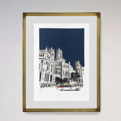 A quién vas a llamar | Pintura figurativa de Iñaki Pardos | Madrid