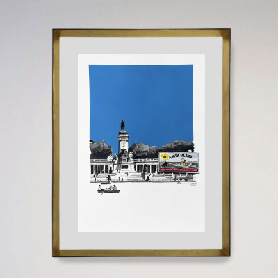 Tiburón | Pintura figurativa del estanque del Retiro | Iñaki Pardos