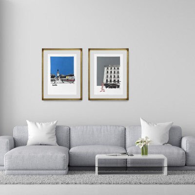 Tiburón | Pintura figurativa del estanque del Retiro | Iñaki Pardos