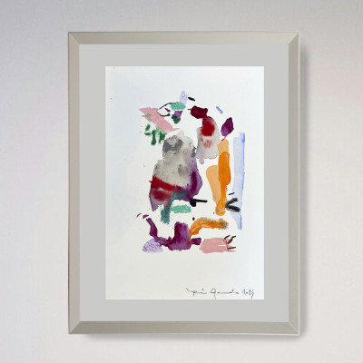 Verde hierba | Pintura abstracta de Belén Gonzalo | Galería de arte