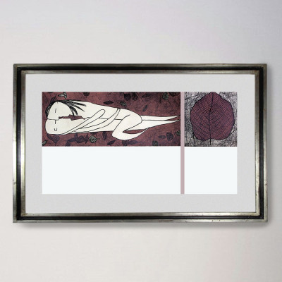 Otoño (diptych) | Marina Anaya | Engraving | A Cuadros Gallery Madrid