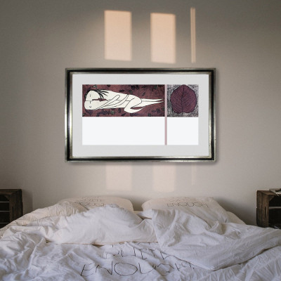 Otoño (diptych) | Marina Anaya | Engraving | A Cuadros Gallery Madrid