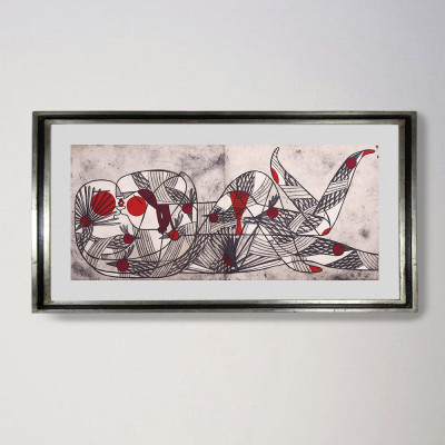 OKINAWA | Marina Anaya | Grabado figurativo |  Galería A Cuadros Madrid