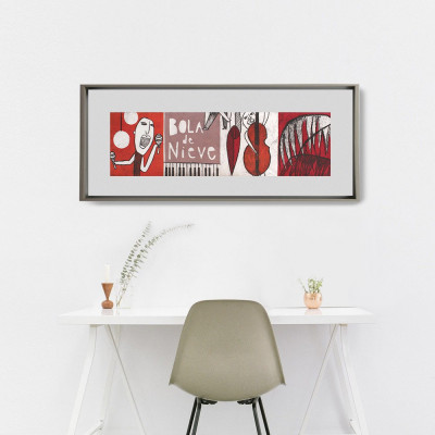 Jazz Latino II | Marina Anaya | Grabado |  Galería A Cuadros Madrid