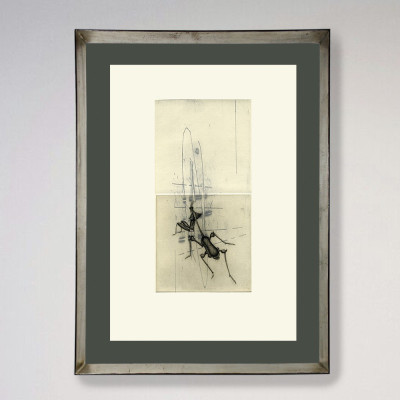 Insecto mantis | Paco Aguilar | Grabado |  Galería A Cuadros Madrid